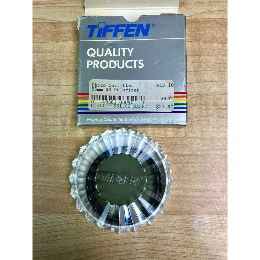 Cokin Filters, Filter Holder and Tiffen 55 SR Polarizer Lens.